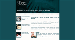 Desktop Screenshot of mariage-wallonie.be